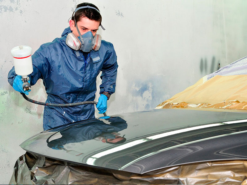 Как следует правильно красить капот авто металликом и другими красками